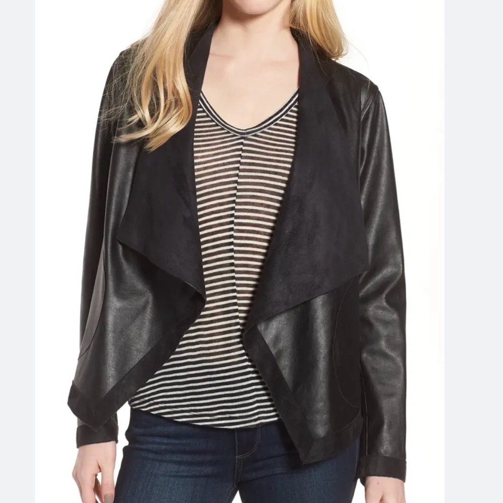 BB Dakota reversible faux leather/suede jacket